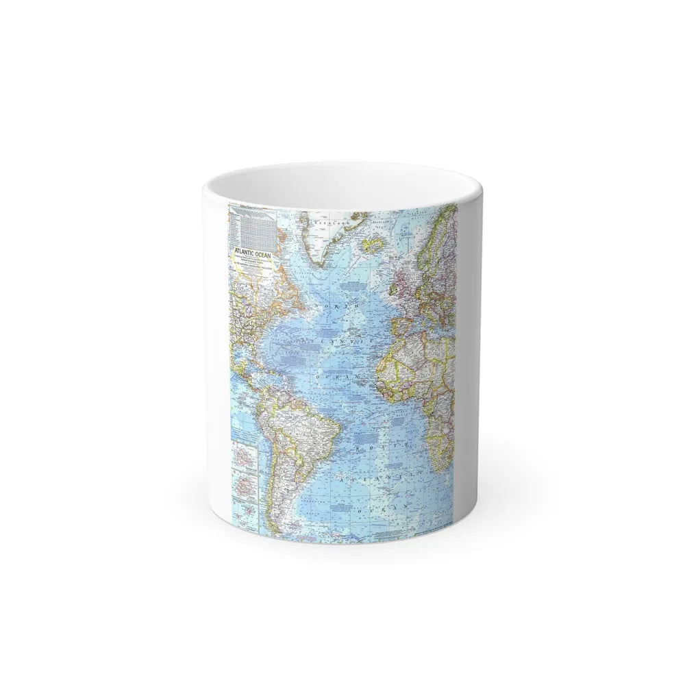 Atlantic Ocean (1968) (Map) Color Changing Mug 11oz-Go Mug Yourself