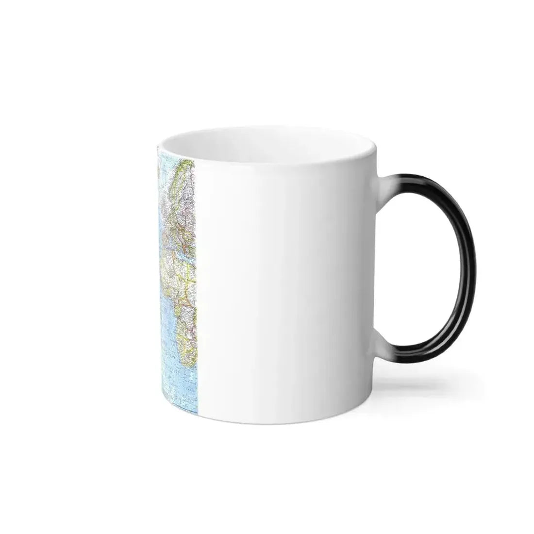 Atlantic Ocean (1968) (Map) Color Changing Mug 11oz - Go Mug Yourself