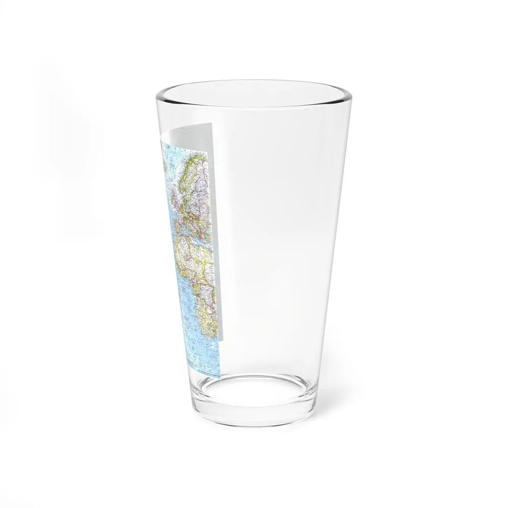 Atlantic Ocean (1968) (Map) Pint Glass 16oz-Go Mug Yourself