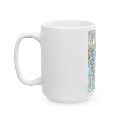 Atlantic Ocean (1968) (Map) White Coffee Mug - Go Mug Yourself