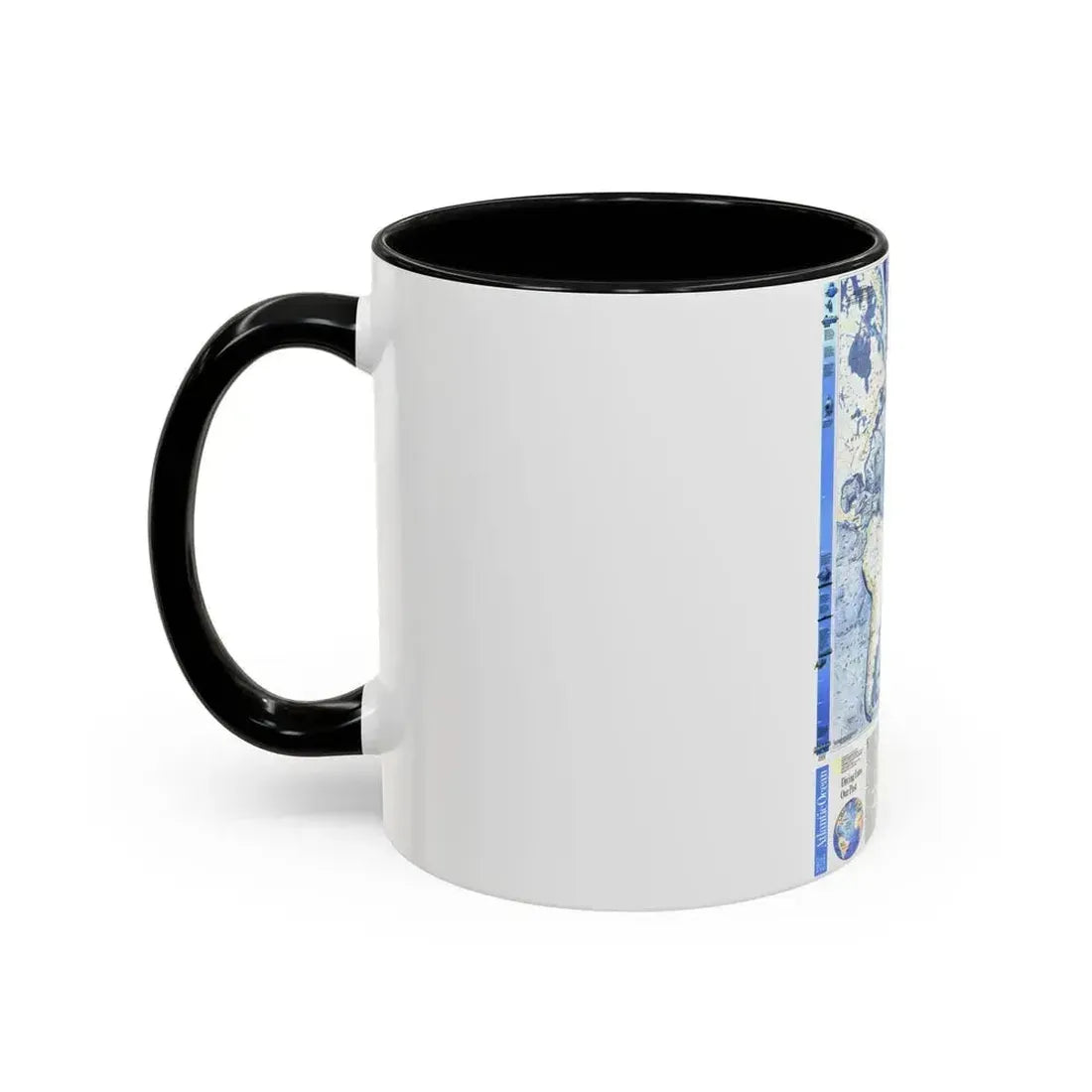 Atlantic Ocean (1990) (Map) Accent Coffee Mug - Go Mug Yourself