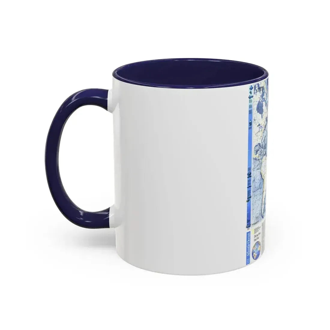 Atlantic Ocean (1990) (Map) Accent Coffee Mug - Go Mug Yourself