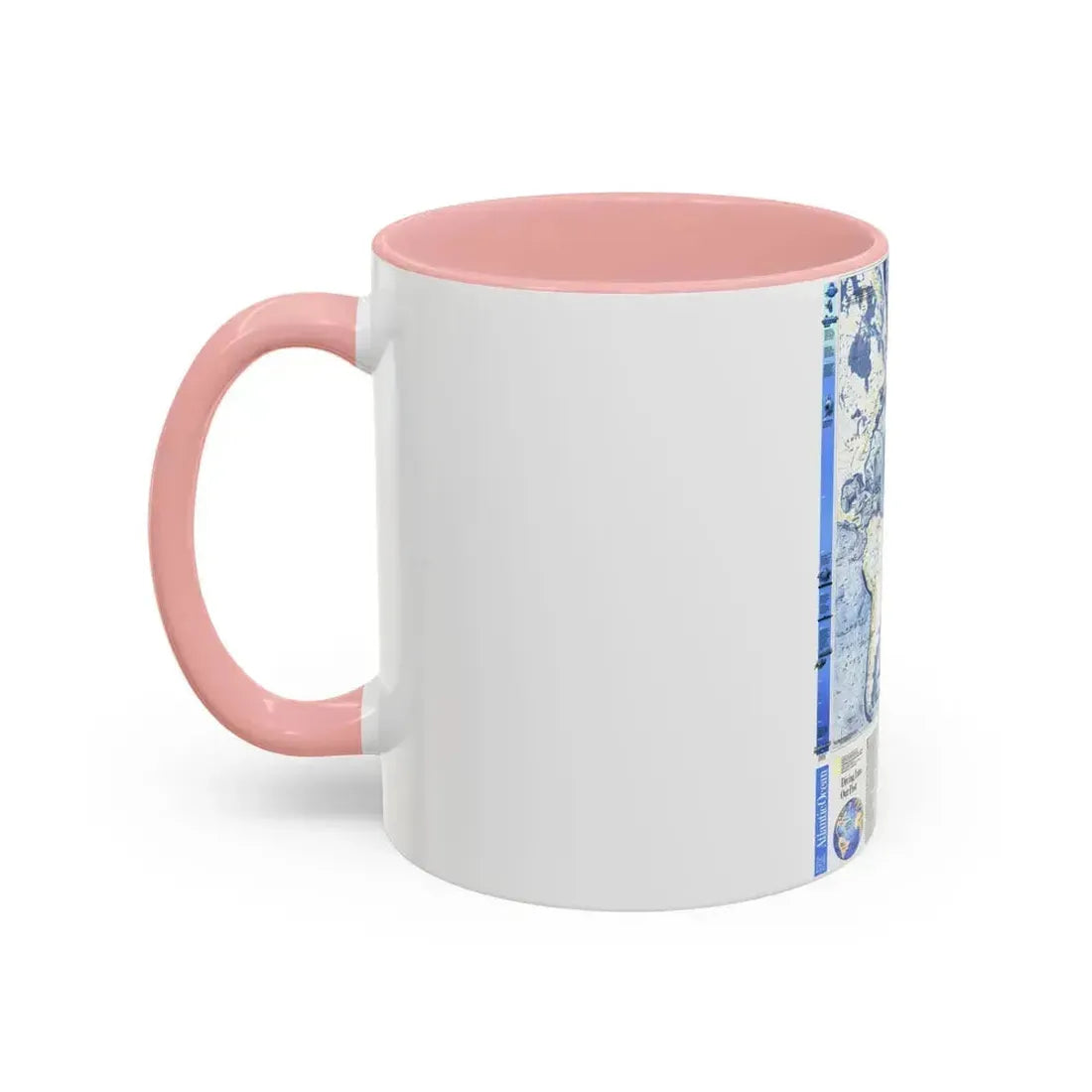 Atlantic Ocean (1990) (Map) Accent Coffee Mug - Go Mug Yourself