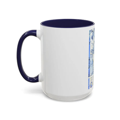 Atlantic Ocean (1990) (Map) Accent Coffee Mug-Go Mug Yourself