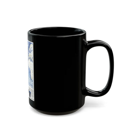 Atlantic Ocean (1990) (Map) Black Coffee Mug-Go Mug Yourself