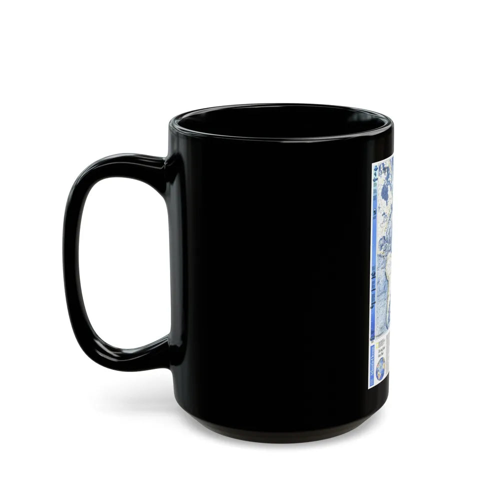 Atlantic Ocean (1990) (Map) Black Coffee Mug-Go Mug Yourself