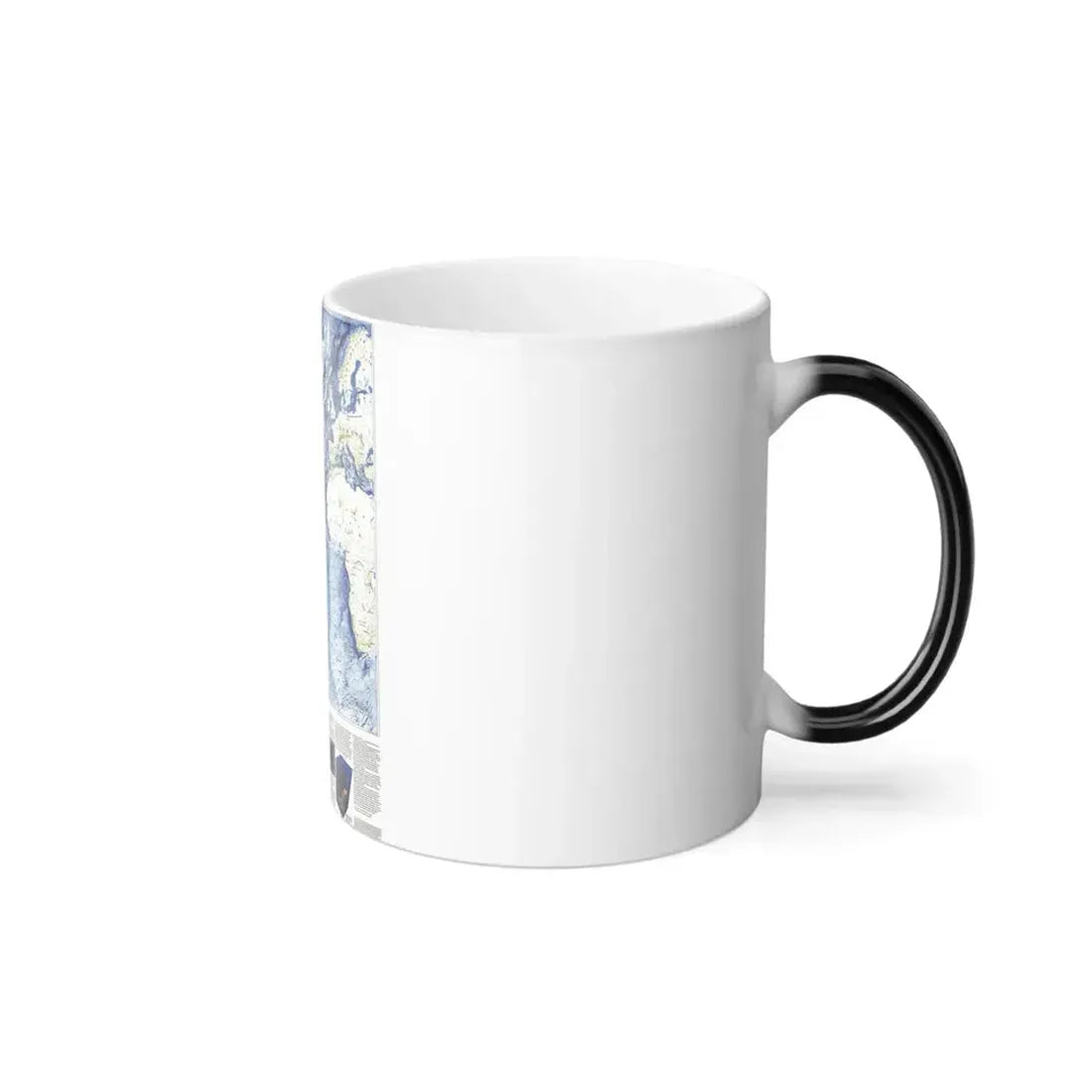 Atlantic Ocean (1990) (Map) Color Changing Mug 11oz - Go Mug Yourself