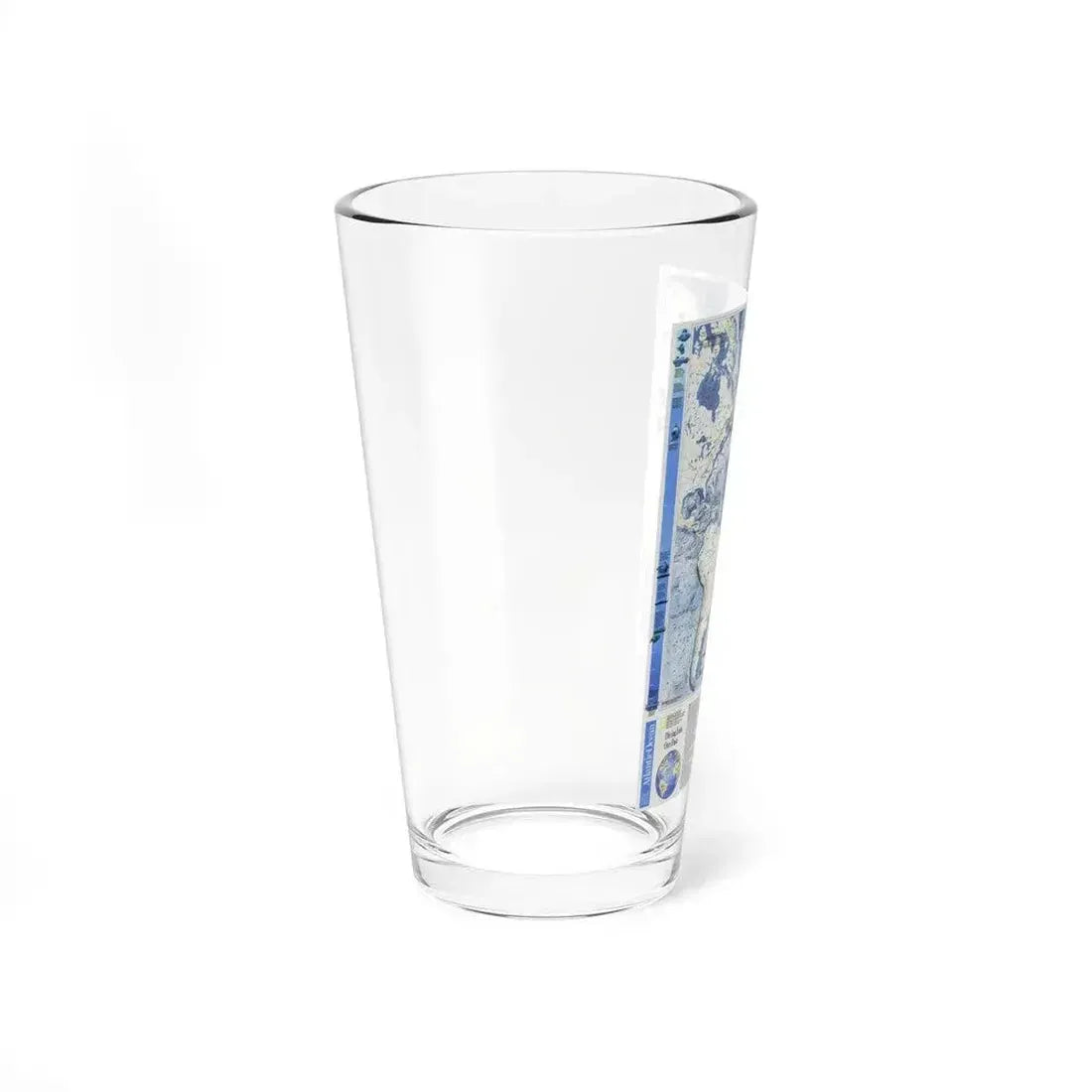 Atlantic Ocean (1990) (Map) Pint Glass 16oz - Go Mug Yourself