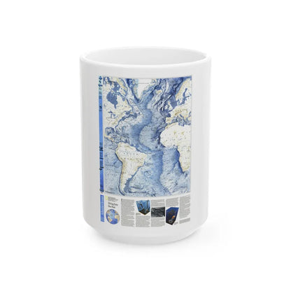 Atlantic Ocean (1990) (Map) White Coffee Mug-15oz-Go Mug Yourself