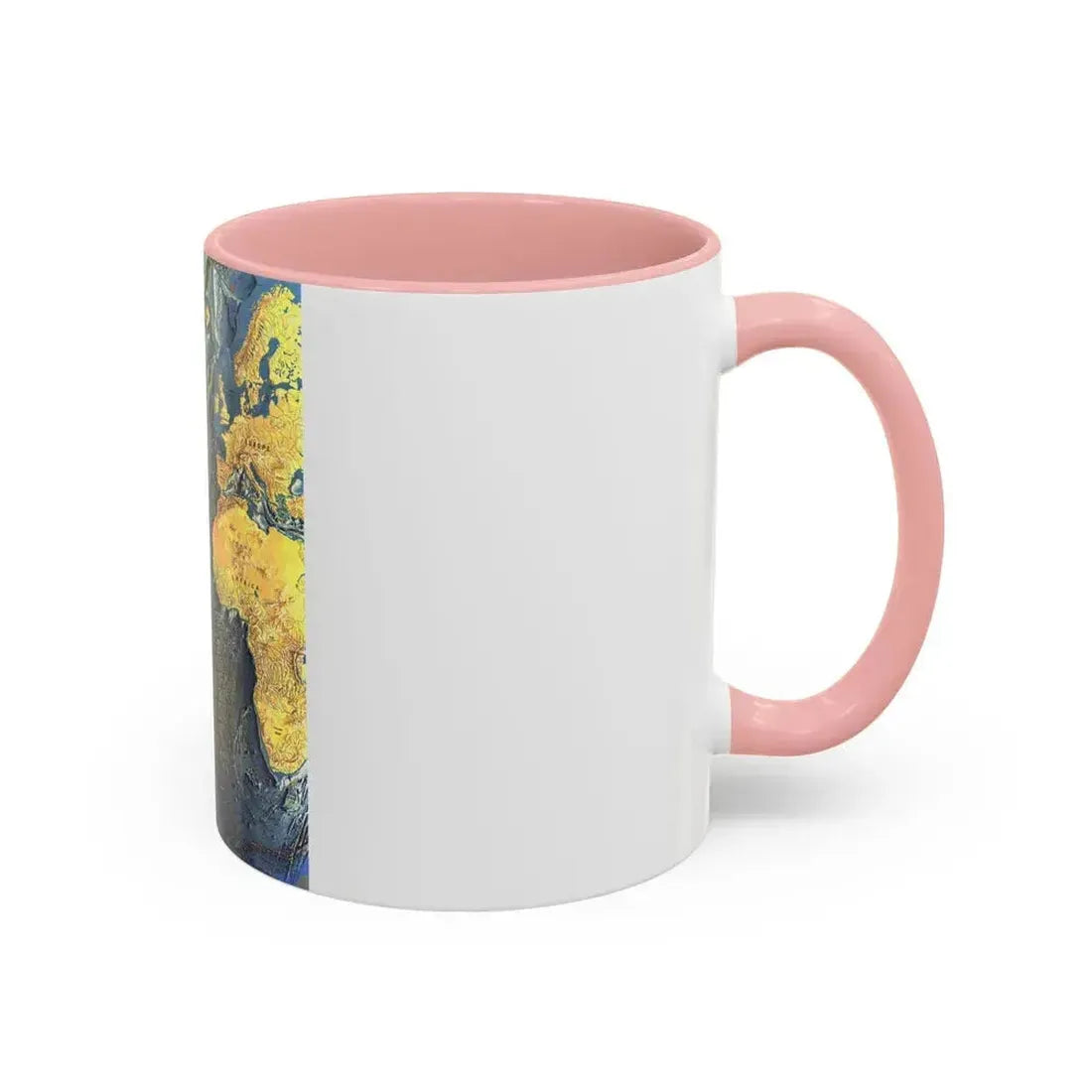 Atlantic Ocean Floor (1968) (Map) Accent Coffee Mug - Go Mug Yourself