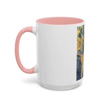 Atlantic Ocean Floor (1968) (Map) Accent Coffee Mug - Go Mug Yourself