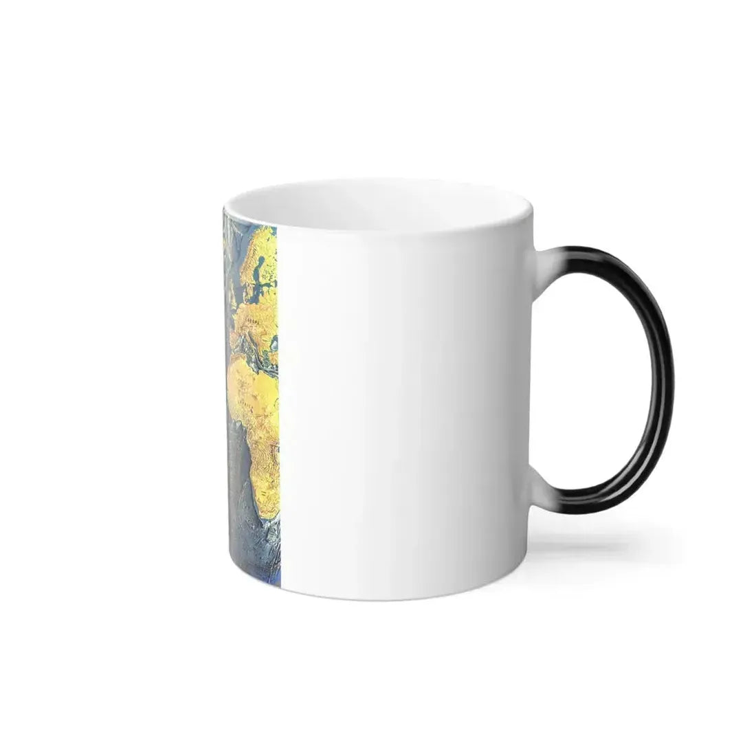 Atlantic Ocean Floor (1968) (Map) Color Changing Mug 11oz - Go Mug Yourself
