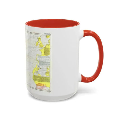 Atlantic Ocean - North (1903) (Map) Accent Coffee Mug - Go Mug Yourself