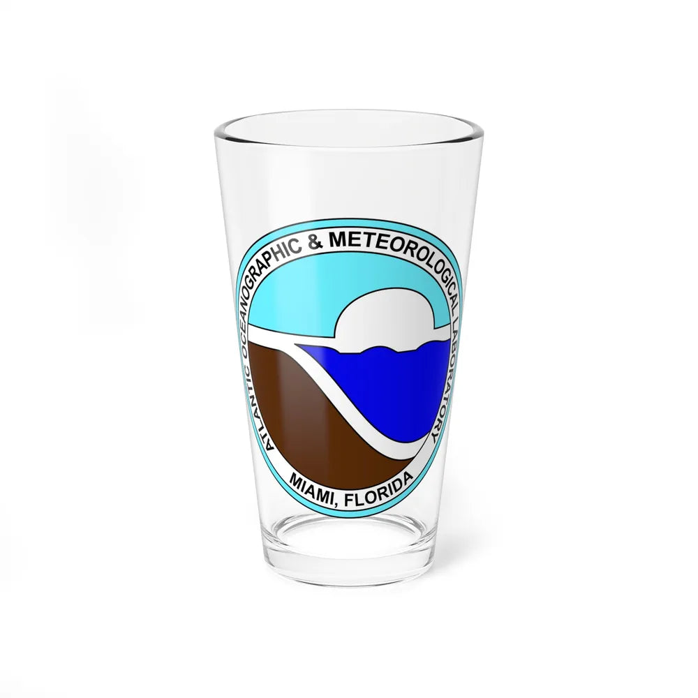 Atlantic Oceanographic and Meteorological Laboratory - Pint Glass 16oz-16oz-Go Mug Yourself