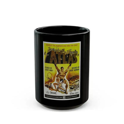 ATLAS 1961 Movie Poster - Black Coffee Mug 15oz - Go Mug Yourself