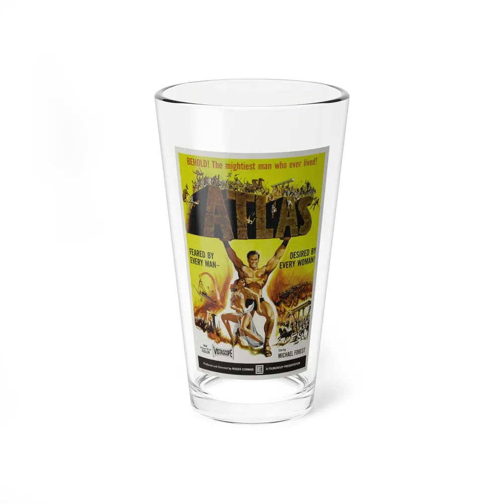 ATLAS 1961 Movie Poster - Pint Glass 16oz-16oz-Go Mug Yourself