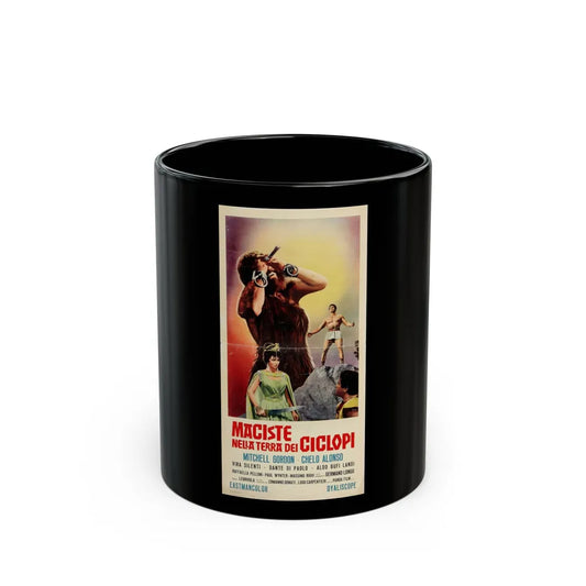 ATLAS IN THE LAND OF THE CYCLOPS 1961 Movie Poster - Black Coffee Mug-11oz-Go Mug Yourself