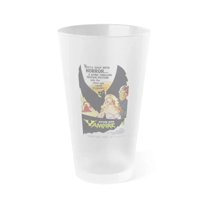 ATOM AGE VAMPIRE 1960 Movie Poster - Frosted Pint Glass 16oz Default Title - Go Mug Yourself