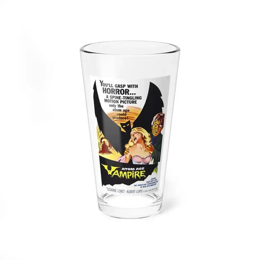 ATOM AGE VAMPIRE 1960 Movie Poster - Pint Glass 16oz 16oz - Go Mug Yourself