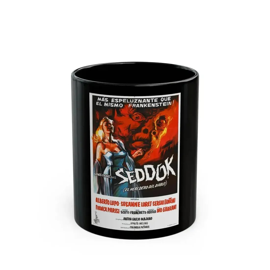 ATOM AGE VAMPIRE (SPANISH) 1960 Movie Poster - Black Coffee Mug 11oz - Go Mug Yourself