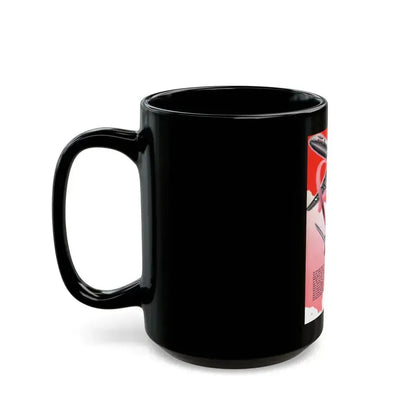 Atom Bomber, Mechanix Illustrated, 1948 - Black Coffee Mug - Go Mug Yourself