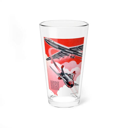 Atom Bomber, Mechanix Illustrated, 1948 (Magazine Illustration) Pint Glass 16oz-16oz-Go Mug Yourself