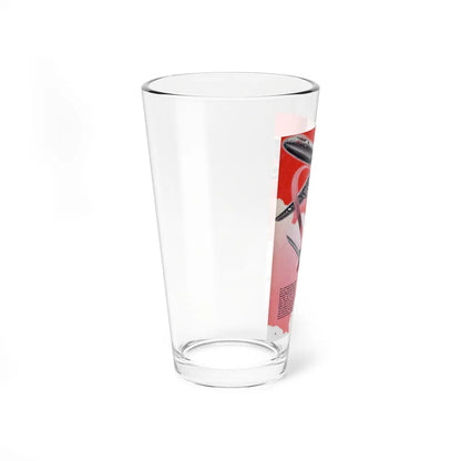 Atom Bomber, Mechanix Illustrated, 1948 (Magazine Illustration) Pint Glass 16oz-Go Mug Yourself