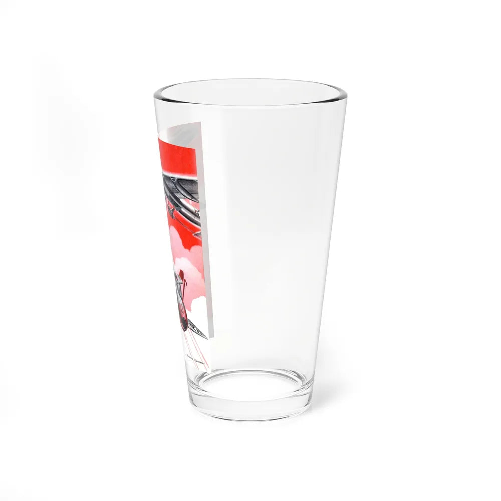 Atom Bomber, Mechanix Illustrated, 1948 (Magazine Illustration) Pint Glass 16oz-Go Mug Yourself