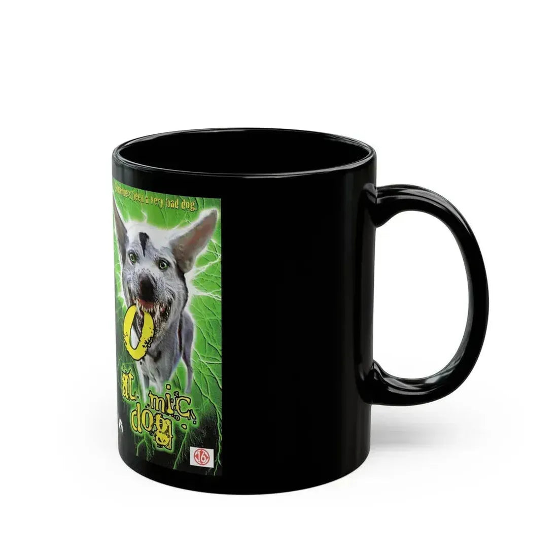 ATOMIC DOG (VHS COVER) - Black Coffee Mug - Go Mug Yourself