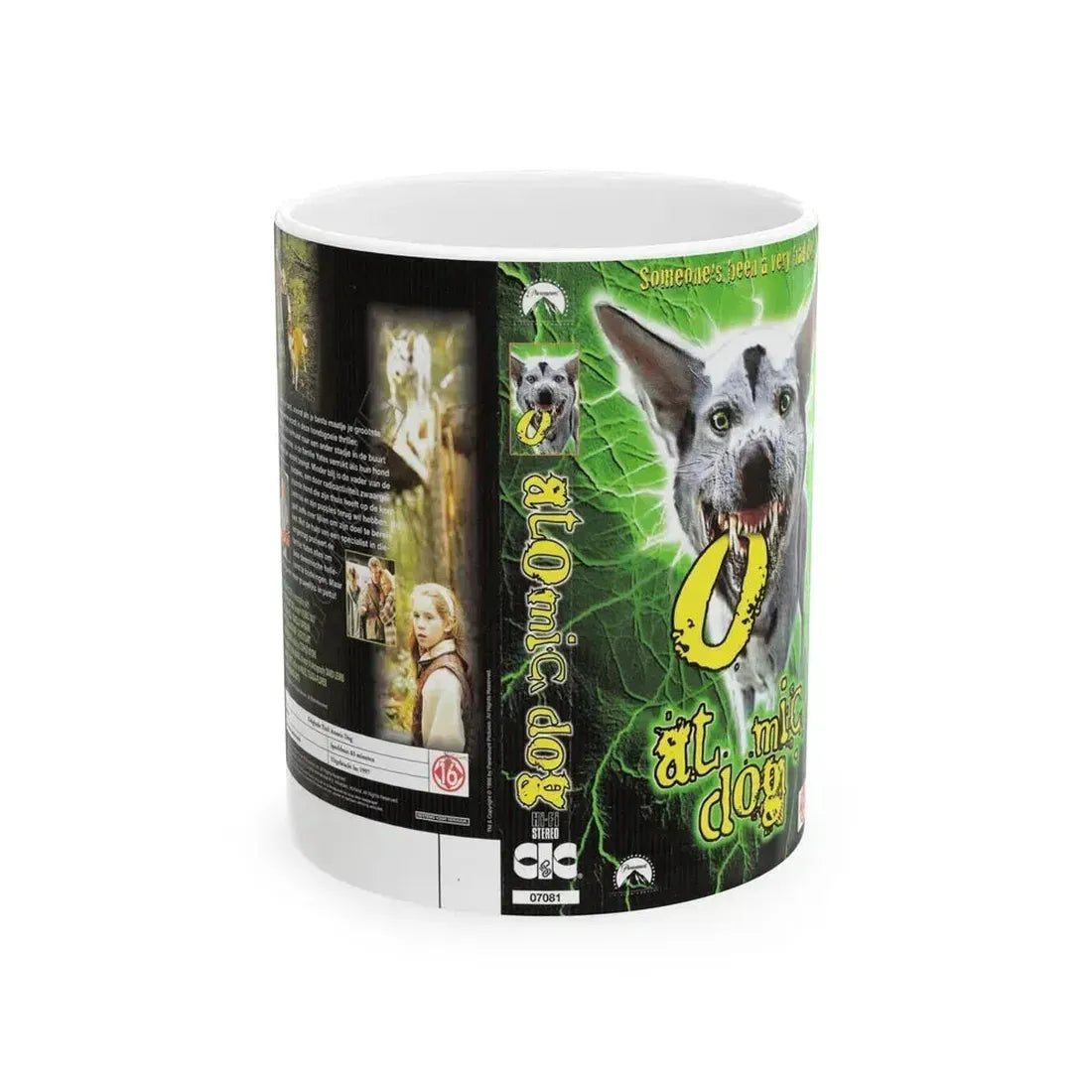 ATOMIC DOG (VHS COVER) - White Coffee Mug 11oz - Go Mug Yourself
