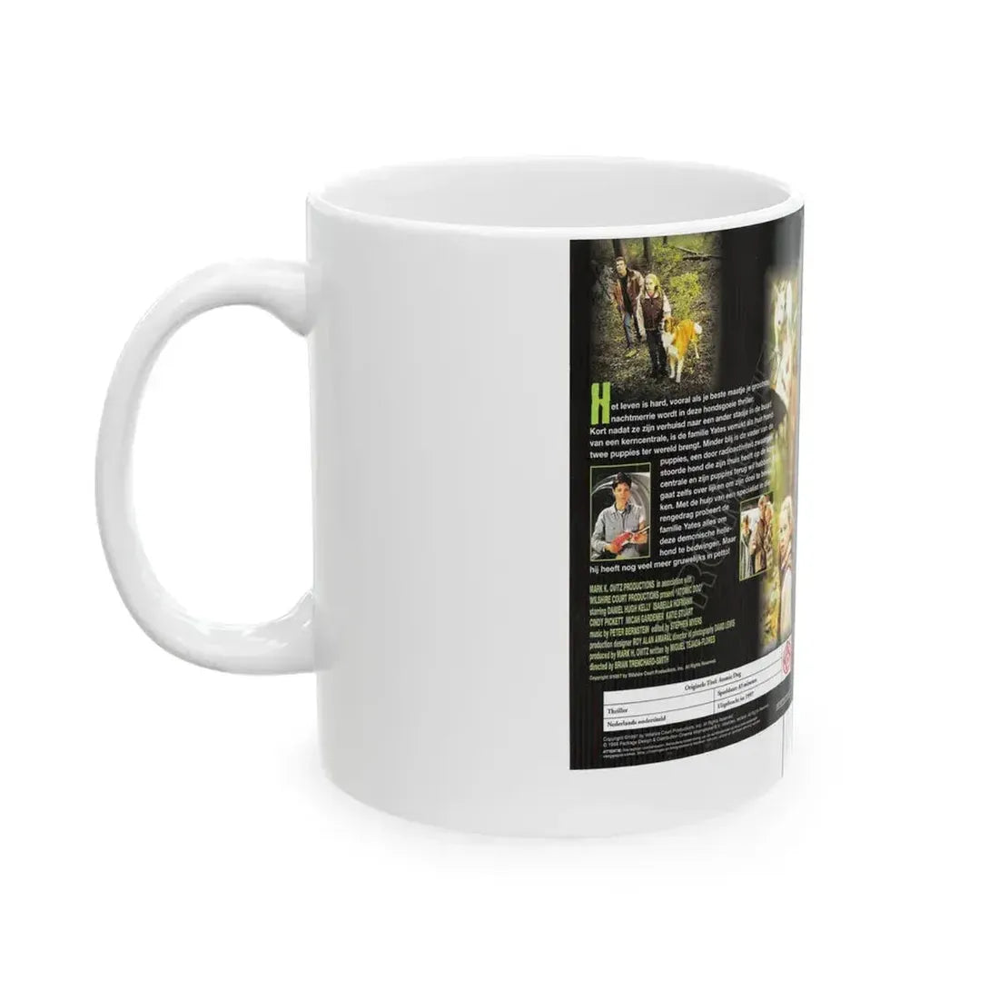 ATOMIC DOG (VHS COVER) - White Coffee Mug - Go Mug Yourself