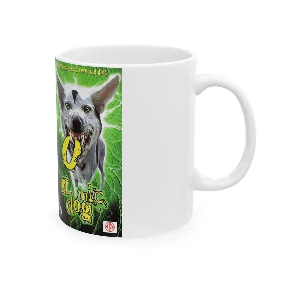 ATOMIC DOG (VHS COVER) - White Coffee Mug - Go Mug Yourself