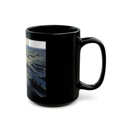 Atomic Test Case, Collier's magazine, June 8, 1946 - Black Coffee Mug - Go Mug Yourself