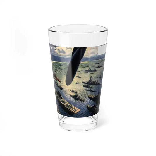 Atomic Test Case, Collier's magazine, June 8, 1946 (Magazine Illustration) Pint Glass 16oz-16oz-Go Mug Yourself