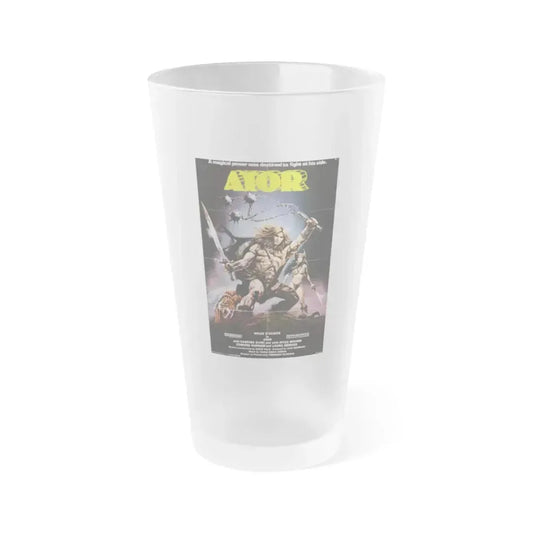 ATOR 1982 Movie Poster - Frosted Pint Glass 16oz 16oz Frosted - Go Mug Yourself
