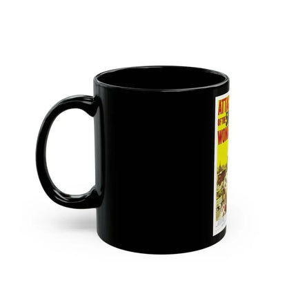 ATTACK OF THE 50 FT WOMAN 1958 Movie Poster - Black Coffee Mug - Go Mug Yourself