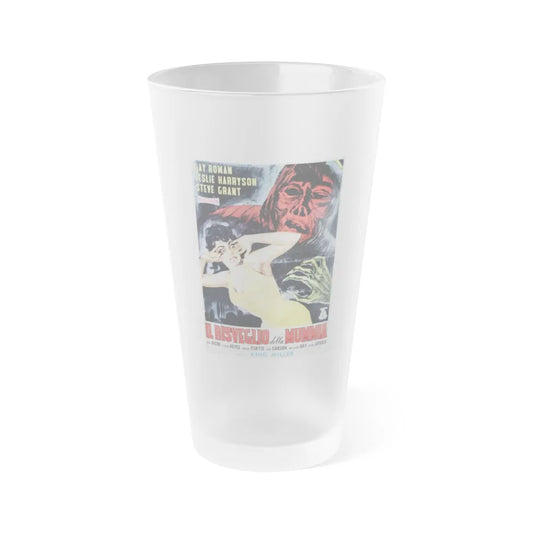 ATTACK OF THE AZTEC MUMMY 1957 Movie Poster - Frosted Pint Glass 16oz-16oz-Frosted-Go Mug Yourself