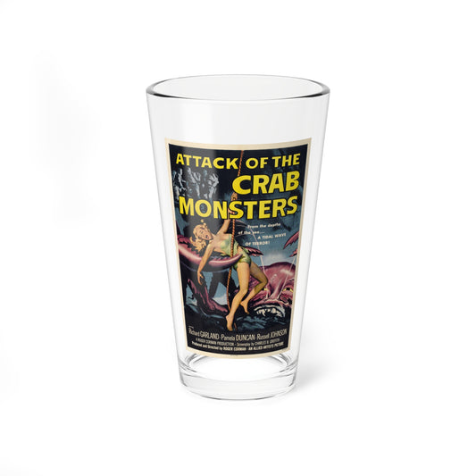 ATTACK OF THE CRAB MONSTERS 1957 Movie Poster - Pint Glass 16oz-16oz-Go Mug Yourself