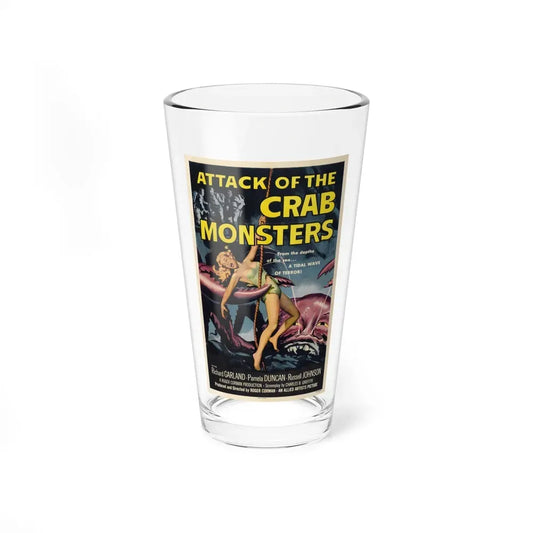 ATTACK OF THE CRAB MONSTERS 1957 Movie Poster - Pint Glass 16oz 16oz - Go Mug Yourself