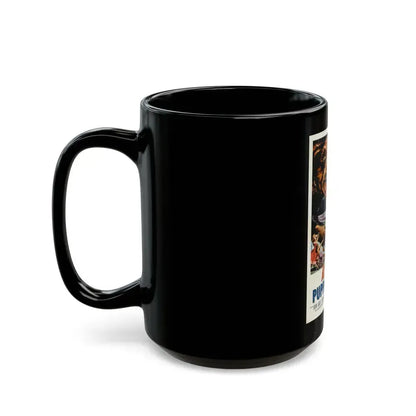 ATTACK OF THE PUPPET PEOPLE 1958 Movie Poster - Black Coffee Mug - Go Mug Yourself