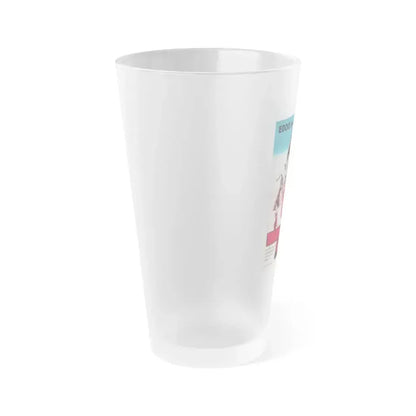 ATTACK OF THE ROBOTS 1966 Movie Poster - Frosted Pint Glass 16oz - Go Mug Yourself