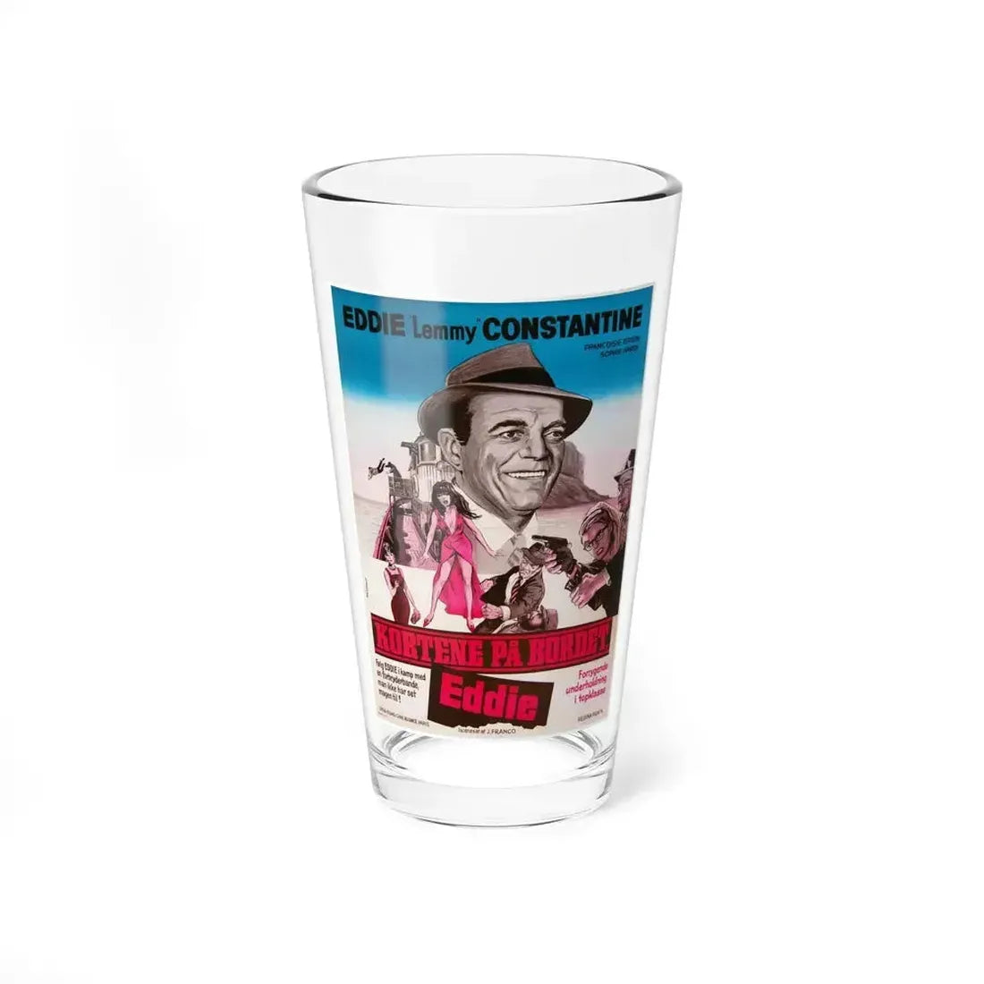 ATTACK OF THE ROBOTS 1966 Movie Poster - Pint Glass 16oz 16oz - Go Mug Yourself