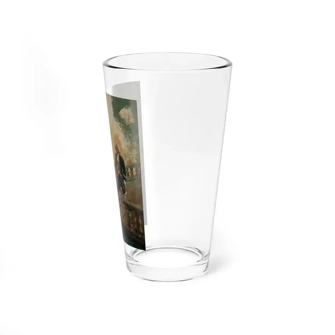 Attack on the High Seas, Treasure Island interior illustration (Magazine Illustration) Pint Glass 16oz - Go Mug Yourself