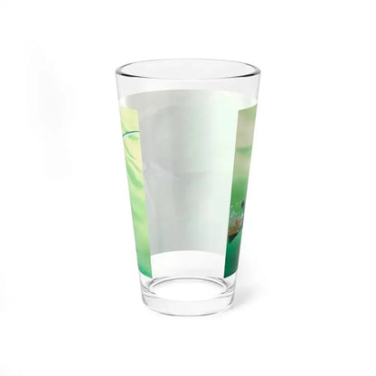 Attacked By A Killer Shark, Reader's Digest interior illustration, April 1972 (Magazine Illustration) Pint Glass 16oz - Go Mug Yourself