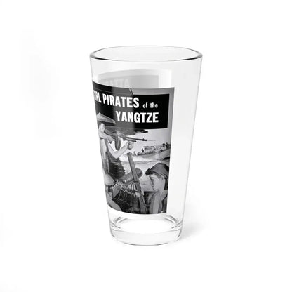 Attacked by the Girl Pirates of the Yangtze, Man's Life, January 1959 (Magazine Illustration) Pint Glass 16oz - Go Mug Yourself