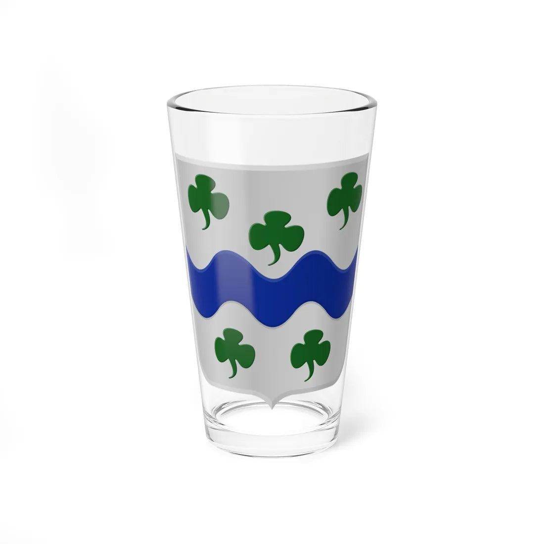 Attert wapen (Belgium) (Coat of Arms) Pint Glass 16oz 16oz - Go Mug Yourself