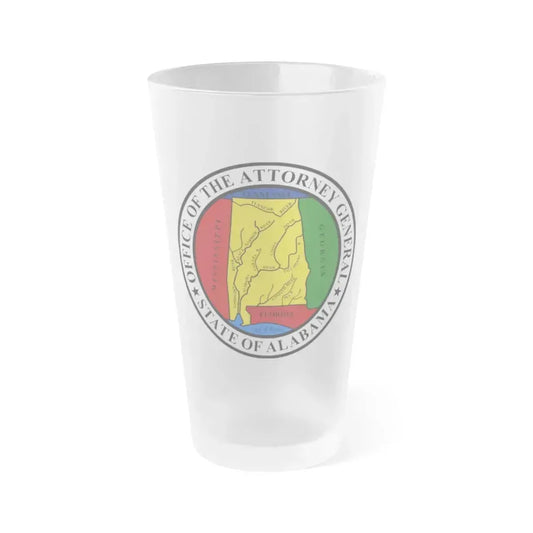 Attorney General of Alabama - Frosted Pint Glass 16oz 16oz Frosted - Go Mug Yourself