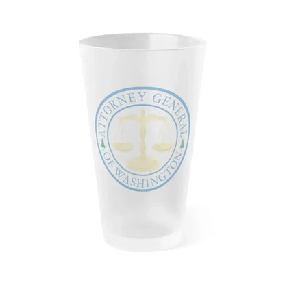 Attorney General of Washington AGO - Frosted Pint Glass 16oz 16oz Frosted - Go Mug Yourself