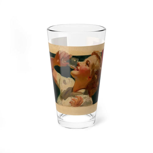 Attributed . Coca-Cola ad illustration, preliminary study (Magazine Illustration) Pint Glass 16oz-16oz-Go Mug Yourself