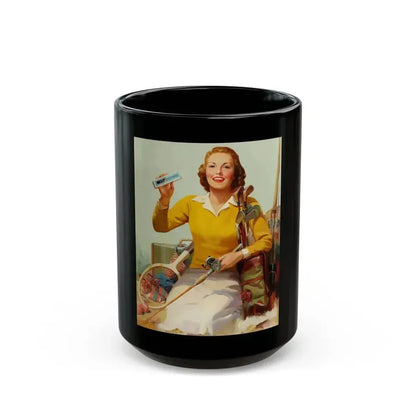 Attributed. Alka Seltzer ad illustration - Black Coffee Mug 15oz - Go Mug Yourself